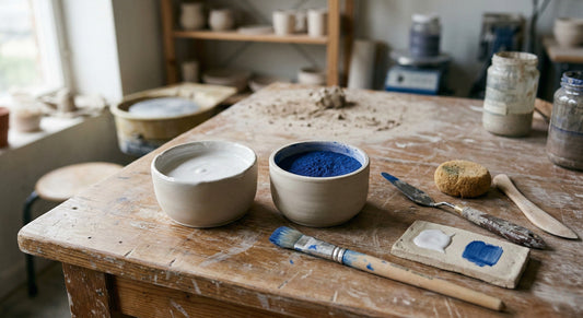 Diferencias entre esmalte y pigmento: ¿Cuál elegir para tus piezas de cerámica?