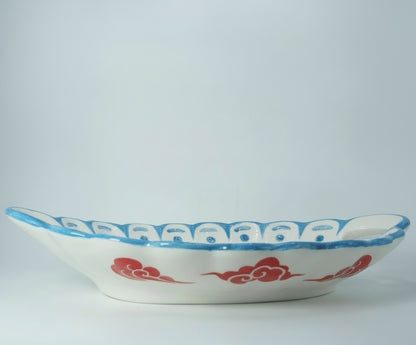 Bandeja Koi Japonesa — Cerámica pintada a mano