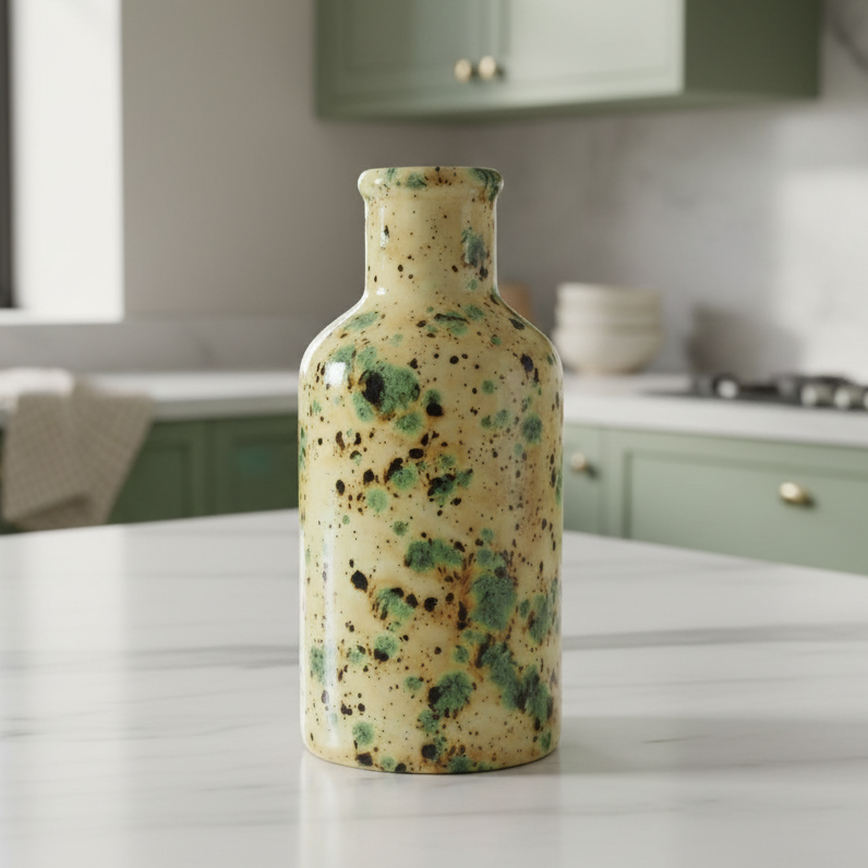 Aceitera Brisa de Menta | Cerámica pintada a mano