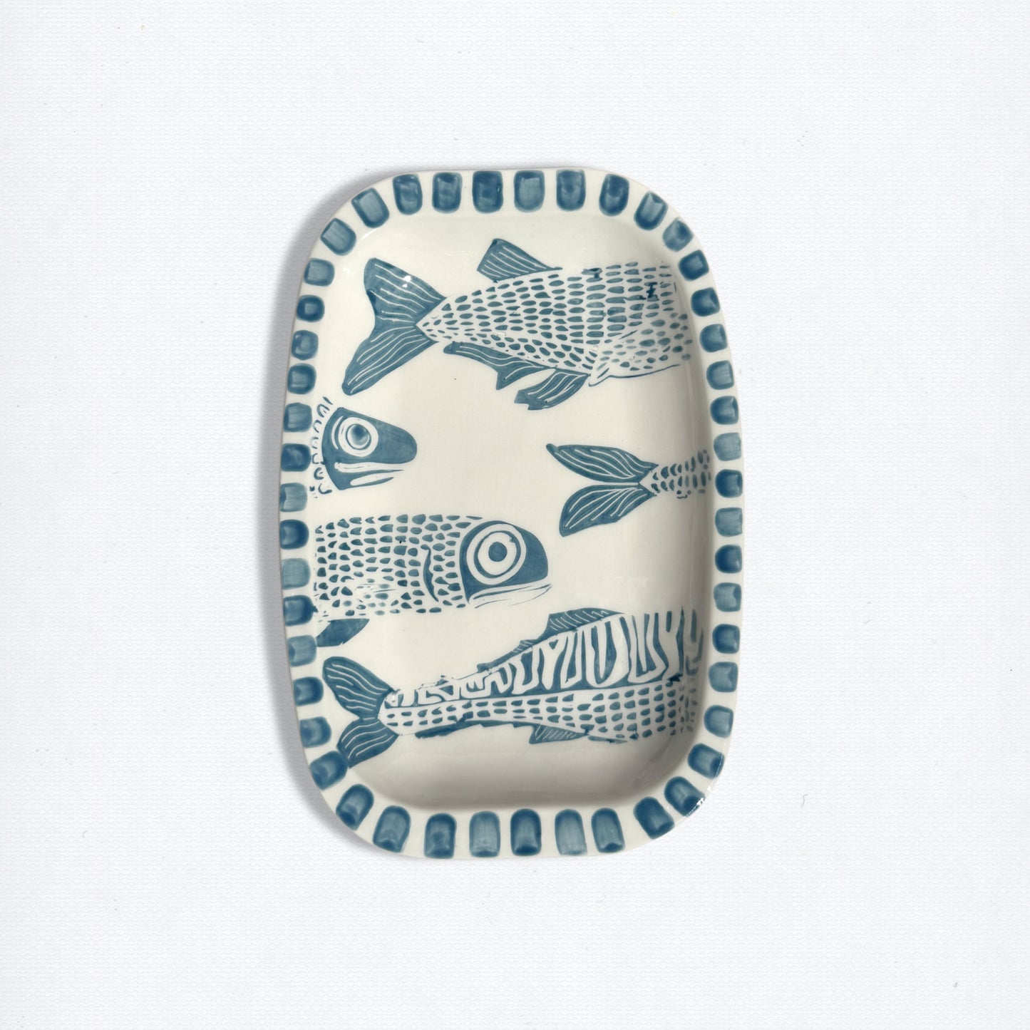 Set "La Caleta" | Cerámica Pintada a Mano