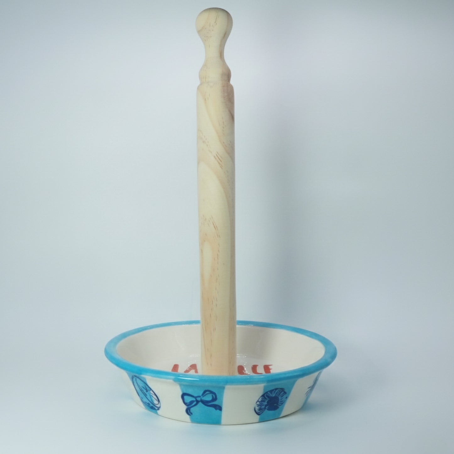 Portarrollos La Dolce Vita — Cerámica pintada a mano