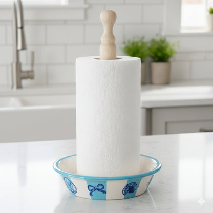 Portarrollos La Dolce Vita — Cerámica pintada a mano